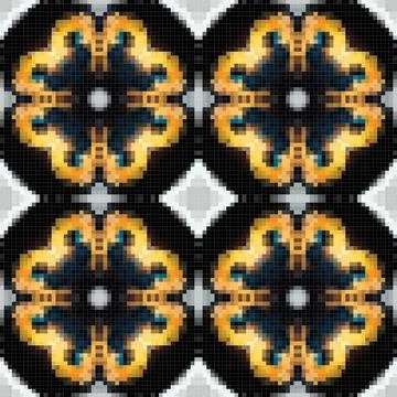 Arabic pattern background, islamic ornament, arabic tile or arabic zellij, .. Stock Illustration