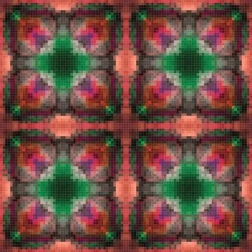 Arabic pattern background, islamic ornament, arabic tile or arabic zellij, .. Stock Illustration