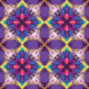 Arabic pattern background, islamic ornament, arabic tile or arabic zellij, .. Stock Illustration