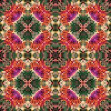 Arabic pattern background, islamic ornament, arabic tile or arabic zellij, .. Stock Illustration