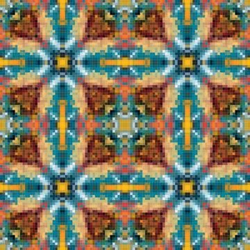 Arabic pattern background, islamic ornament, arabic tile or arabic zellij, .. Stock Illustration