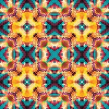 Arabic pattern background, islamic ornament, arabic tile or arabic zellij, .. Stock Illustration