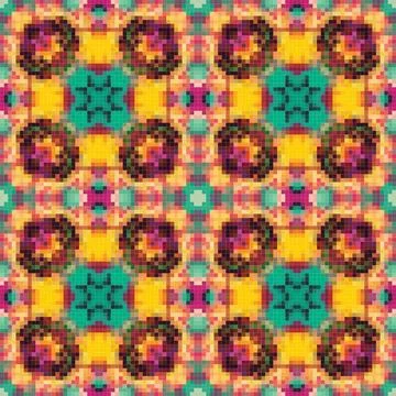 Arabic pattern background, islamic ornament, arabic tile or arabic zellij, .. Stock Illustration