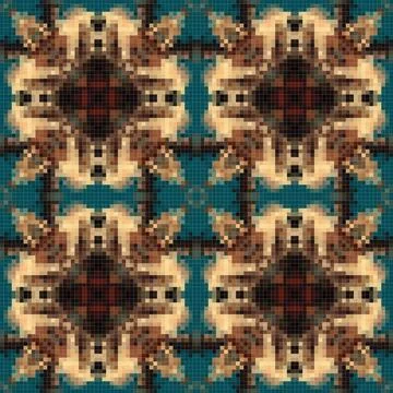 Arabic pattern background, islamic ornament, arabic tile or arabic zellij, .. Illustrazione stock