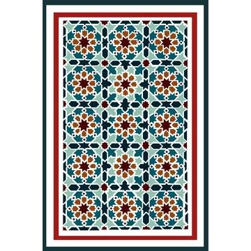 Arabic pattern background islamic ornament vector traditional arabian geometry 스톡 일러스트