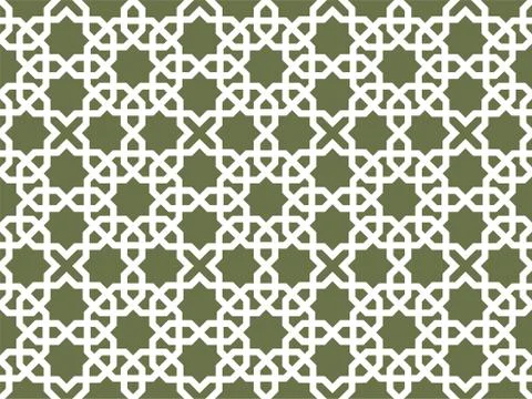 Arabic pattern background - seamless  Persian ornament Stock Illustration