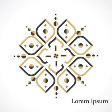 Arabic pattern Stock Illustration