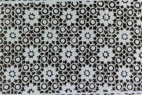 Arabic pattern, oriental islamic ornament. Moroccan ornament. Stock Photos