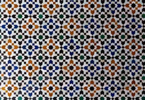 Arabic pattern, oriental islamic ornament. Moroccan ornament. Stock Photos