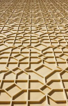 Arabic pattern on the wall Stock Photos