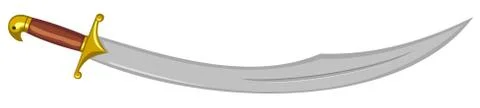 Arabic sabre Illustrazione stock
