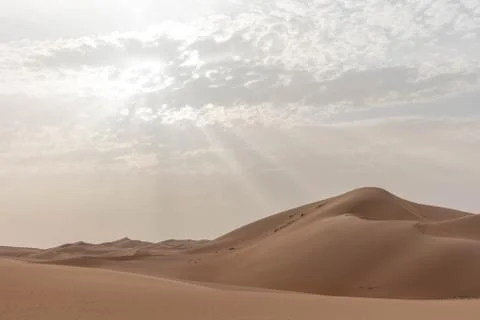 Arabic sand desert Stock Photos