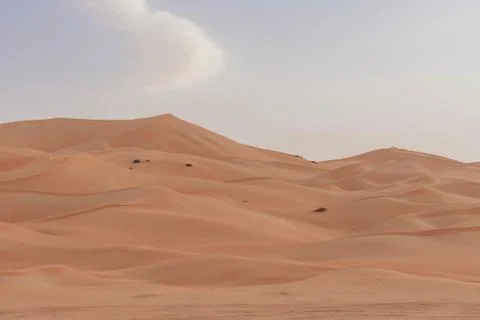 Arabic sand desert Stock Photos