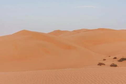 Arabic sand desert Stock Photos