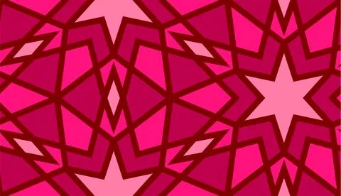 Arabic seamless girih pattern with classic islamic culture ornament. Colorful イラスト素材