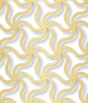 Arabic seamless pattern with 3D effect for the festive design of the brochure Illustrazione stock