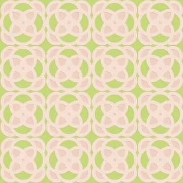 Arabic seamless pattern beige green pastel color, decorative art background f Stock Illustration