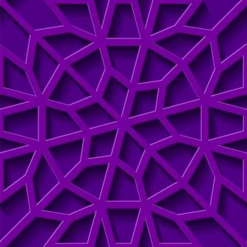 Arabic seamless pattern with classic islamic culture ornament. Purple background Stock Illustration