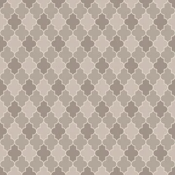 Arabic seamless pattern grid lantern shapes tiles. 스톡 일러스트