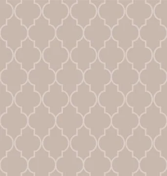 Arabic seamless pattern grid lantern shapes tiles. Stock Illustration