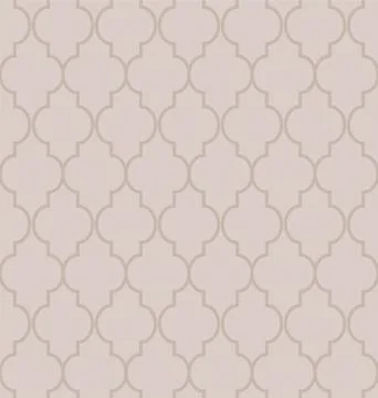 Arabic seamless pattern grid lantern shapes tiles. Stock Illustration