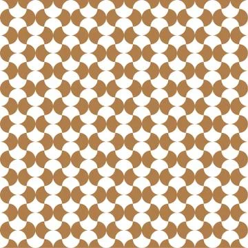 Arabic seamless pattern grid round shapes tiles. Stock Illustration