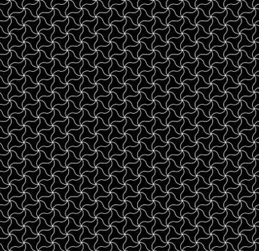 Arabic seamless pattern grid round shapes tiles. 스톡 일러스트