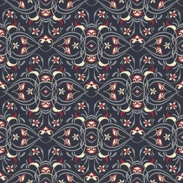 Arabic seamless pattern Illustrazione stock