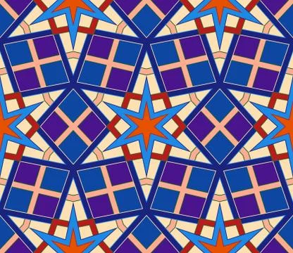 Arabic seamless pattern vector illustration Stockillustratie