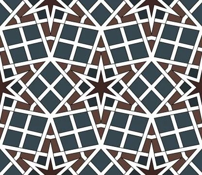 Arabic seamless pattern vector illustration Illustrazione stock