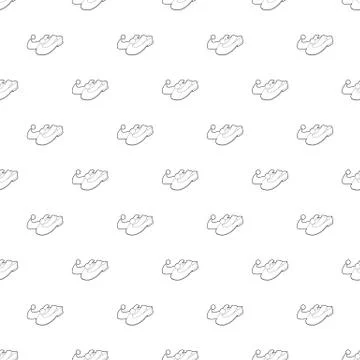 Arabic shoes pattern vector seamless 스톡 일러스트