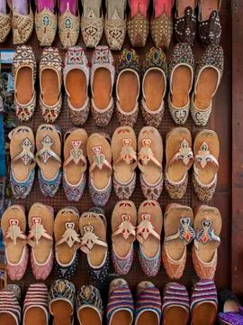 Arabic slippers Stock Photos