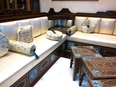 Arabic sofa set Stock Photos