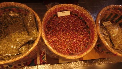 ARABIC SPICE MARKET Video stock 112170795