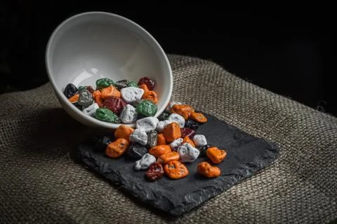 Arabic stone candy scattered Stock Photos