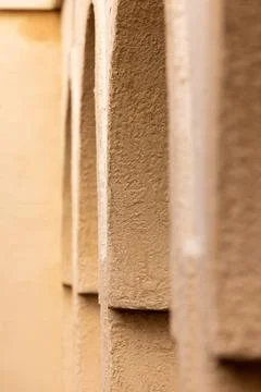Arabic style lamp on the wall of a typical middle eastern architecture style Stock Photos