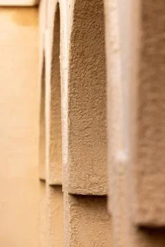 Arabic style lamp on the wall of a typical middle eastern architecture sty... Stock Photos