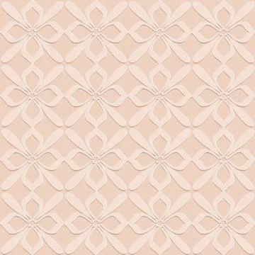 Arabic style seamless pattern, arabesque monochrome pattern, vector realistic Illustrazione stock