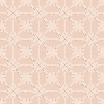Arabic style seamless pattern, arabesque monochrome pattern, vector realistic 스톡 일러스트