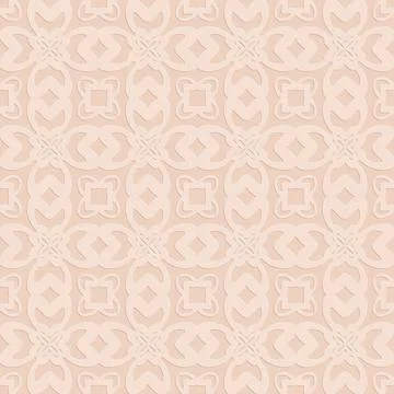 Arabic style seamless pattern, arabesque monochrome pattern vector for design Illustrazione stock