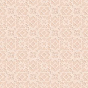 Arabic style seamless pattern, arabesque monochrome pattern for design Stock Illustration