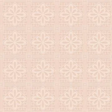 Arabic style seamless pattern, vector realistic illustration with shadow for  스톡 일러스트