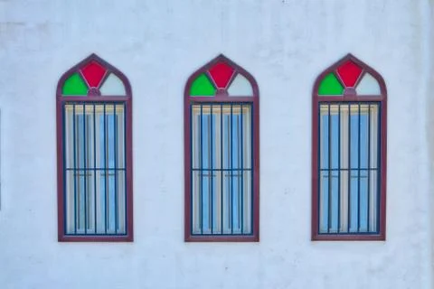 Arabic style three windows Fotos Stock