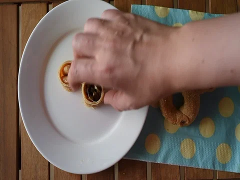 Arabic Sweets Stock Footage 76455279