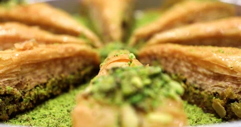 Arabic sweets Stock Footage 168112757