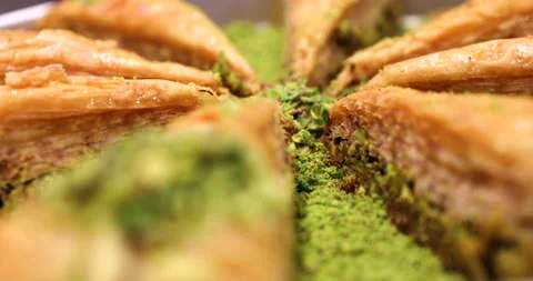 Arabic sweets Stock Footage 168112857