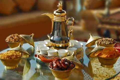 Arabic tea party Stock Photos