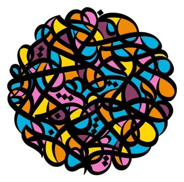 Arabic texture vector background(10) Stock Illustration