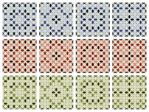 Arabic tiles seamless pattern Stock Illustration