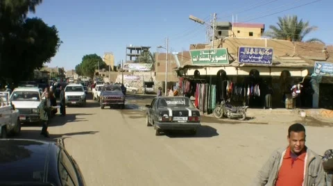 Arabic traffic village Видео 46891024